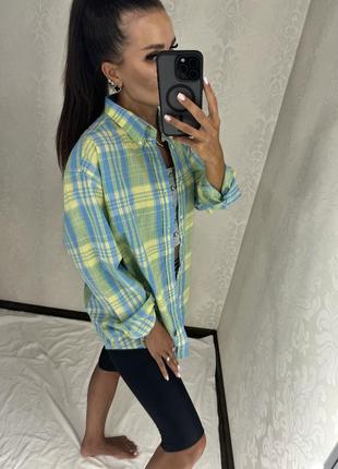 Сорочка, яскрава сорочка, сорочка oversize, подовжена сорочка5 фото