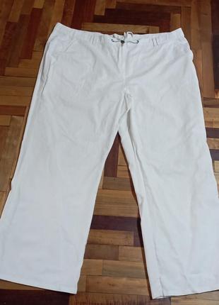 Натуральные брюки linen в идеальном состоянии 8xl1 фото