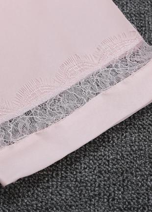 Комплект шовковий пеньюар і нічна сорочка