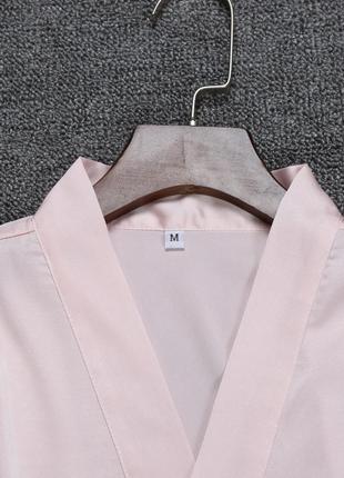 Комплект шовковий пеньюар і нічна сорочка