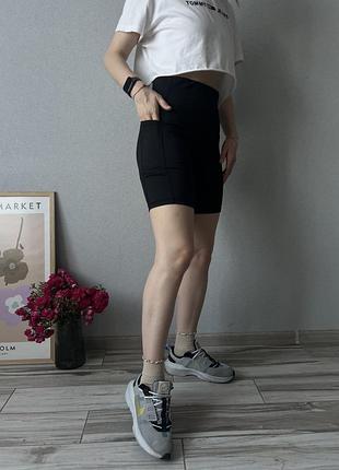 Велосипедки жіночі спортивні для спорту базові шорти