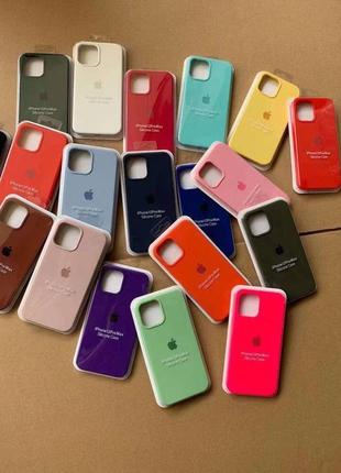 Чехол silicone case на все айфоны