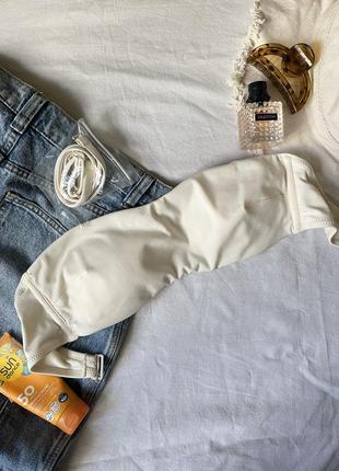 Новый молочный верх от купальника бандо primark