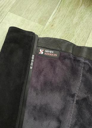 Замшевые сапоги