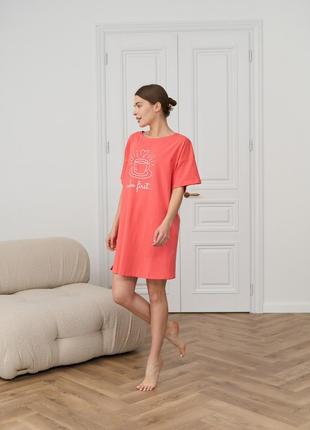 Жіноча туніка вільного крою - горнятко кави