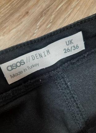 Джинси з високою посадкою asos/denim2 фото