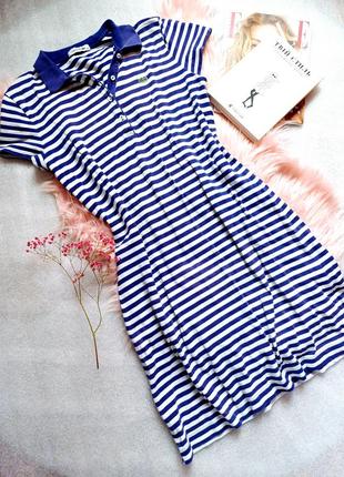 Сукня поло в смужку