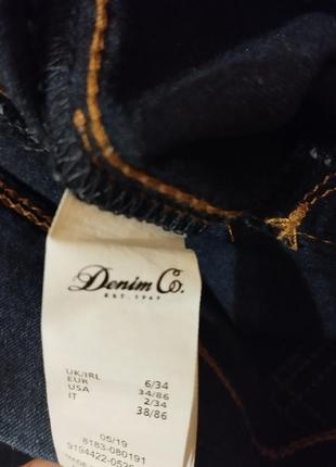 Джеггінси сині літні,жіночі,розмір 6(34) на 40-42розмір від denim co5 фото