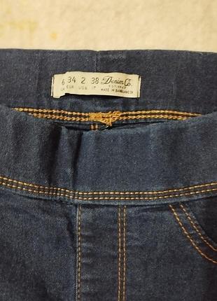 Джеггінси сині літні,жіночі,розмір 6(34) на 40-42розмір від denim co4 фото