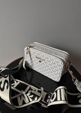 Сумка жіноча в стилі mk crossbody white