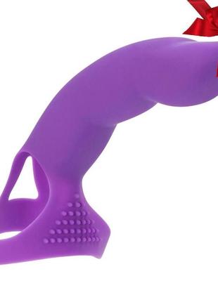 Насадка на палец simple&true extra touch finger dong purple  so5591