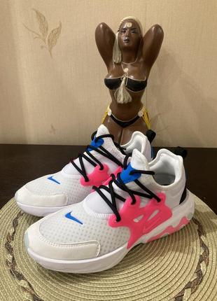 Nike react presto (gs) ‘white hyper pink’1 фото