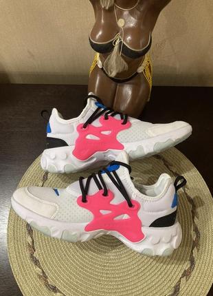 Nike react presto (gs) ‘white hyper pink’3 фото