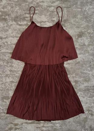 Плаття сукня плісе zara плиссированое платье зара