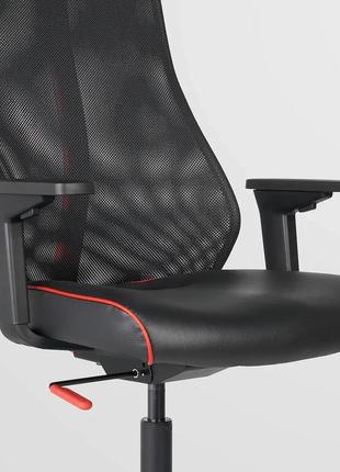 Ikea matchspel  игровое / офисное кресло, bomstad black (805.076.08)4 фото