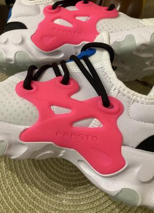 Nike react presto (gs) ‘white hyper pink’7 фото