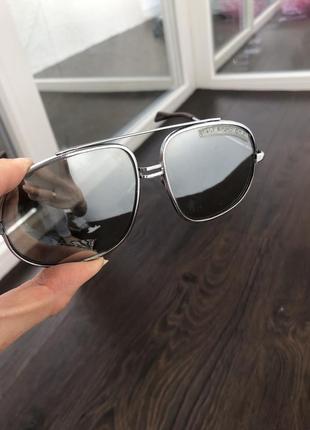 Солнцезащитные очки зеркальные ретро2 фото