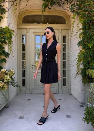 Костюм двійка з натурального льону3 фото