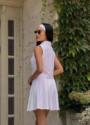 Костюм двійка з натурального льону6 фото