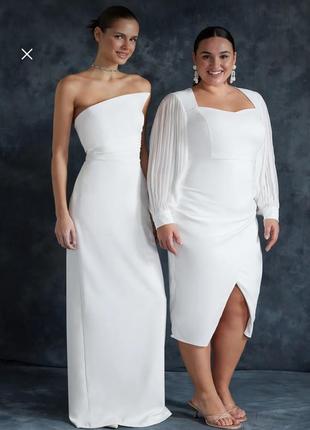 Сукня біла батал