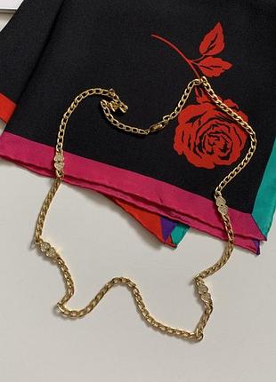 Винтажная цепочка, колье christian dior.
