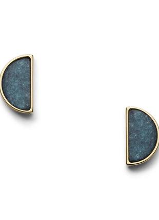 Серьги fossil