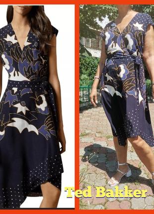 💙🤍ted baker. 💯натуральня літня сукня на запах