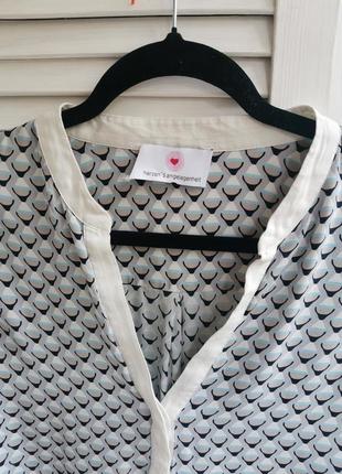 Шелковая блуза размер s-м herzen's angelegenheit оригинал3 фото