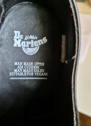 Кожаные черные туфли броги dr. martens 3989 brogue shoes лоферы dr. martens9 фото