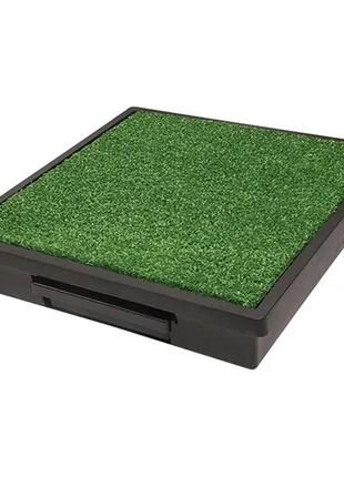 Туалет д / собак портативний loo, імітація трави, 63x63x14cм