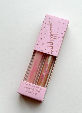 Набор увлажняющих блесков для губ pinklipps cosmetics lip gloss duo с эффектом жидкого стекла