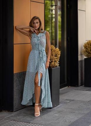 Нежное платье макси