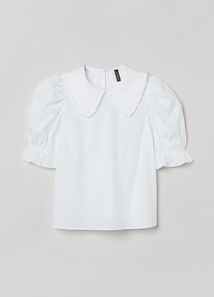 Новая хлопковая блуза h&m