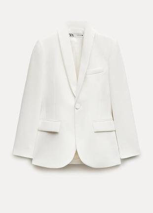 Белый блейзер zara жакет пиджак классический костюмный hm mango massimo dutti ivina marsego