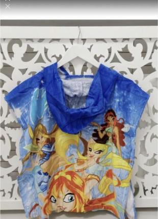 Рушник з капюшоном. пончо