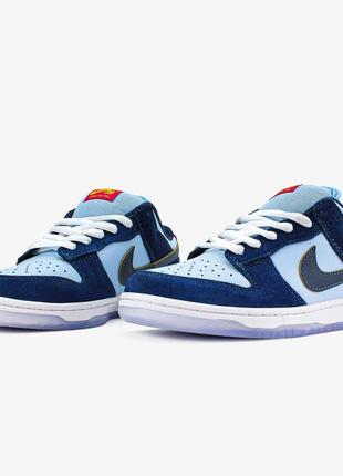 Мужские кроссовки nike sb dunk pro x why so sad'the predatory bird'4 фото