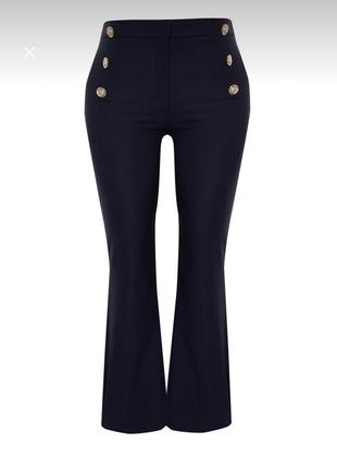 Штаны деловые / классистичные клеш батал