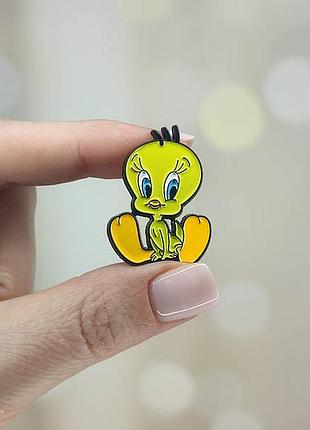 Металевий значок "твіті пай. looney tunes" (знач0782)
