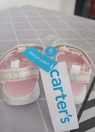 Босоножки для девочки carter's 6