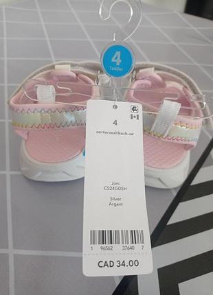 Босоножки для девочки carter's 7