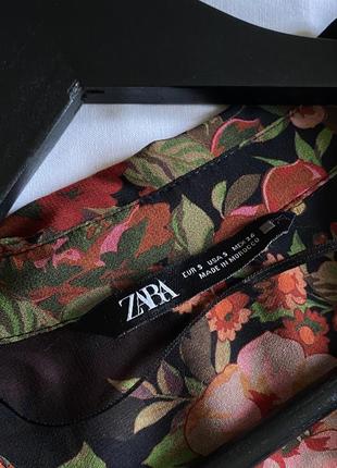 Цветочная блуза виз zara5 фото