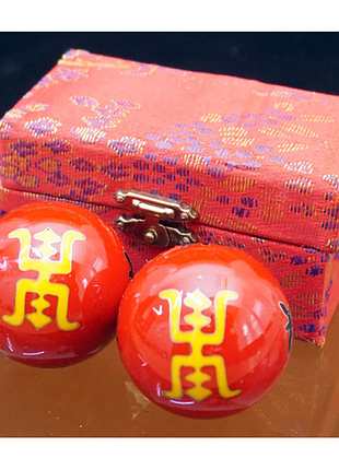 Масажні кулі баодінг пара d = 4,7см. емаль №13