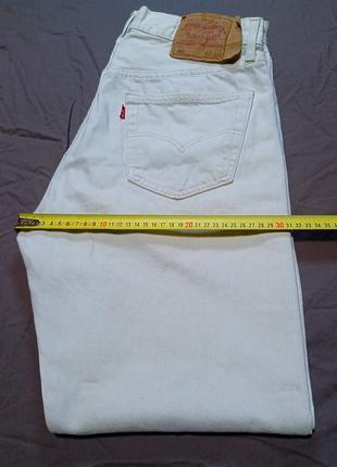 Талия 86 см mom текучесть vintage levi's 6501-0127 w34 l30 джинсы серобелые Ausa