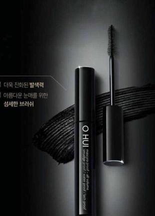 Обʼємна корейська туш для вій ohui mascara proof-all volume