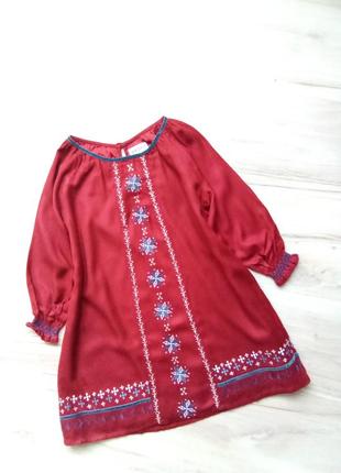 Платье вышиванка детское,вышиванка 116-128см4 фото