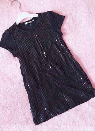 Нарядное детское платье с паетками lindex