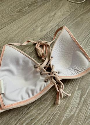 Купальник раздельный свет пудровый