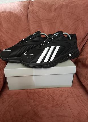 Кросівки чоловічі демисезонні чорні adidas qztra