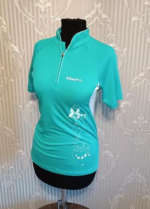 Термофутболка craft active bike / спортивная футболка для активного спорта / велосипедистов / велофутболка