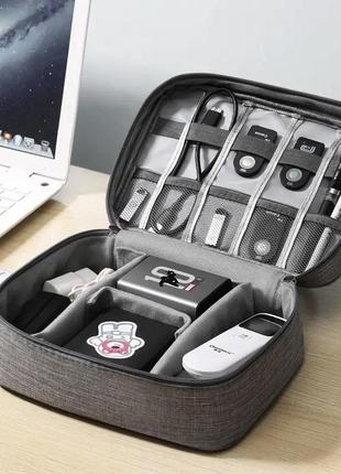 Дорожня сумка органайзер для канцелярського приладдя та аксесуарів travel digital pouch вт9543(k9 - 00)